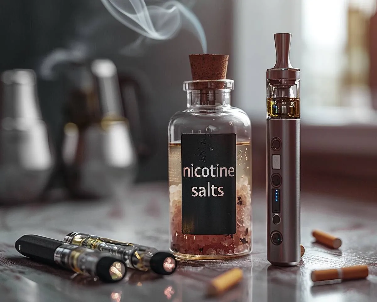 nicotine salts & electronic cigarette