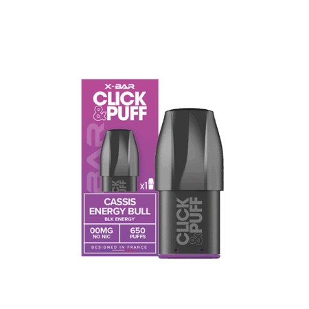 Click & Puff - Pod - Cassis Energy Bull