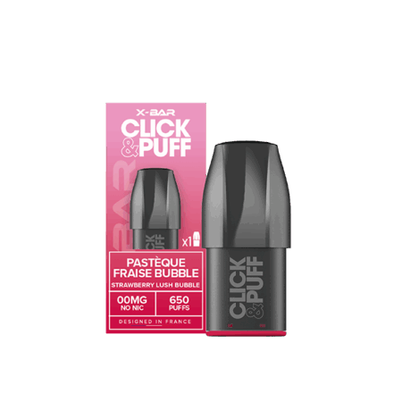Click & Puff - Pod - Strawberry Lush bubble