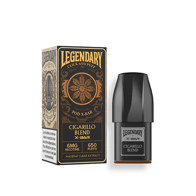 Click & Puff Legendary – Pod – Cigarillo Blend