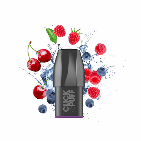 Click & Puff - Pod - Myrtille Framboise Cerise