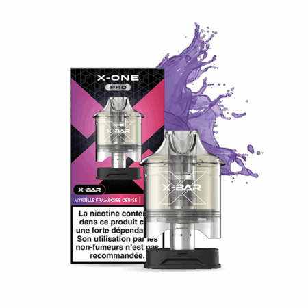 X-ONE PRO - Pods Myrtille Framboise Cerise