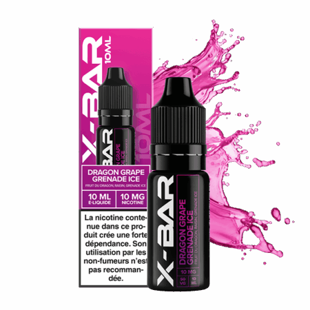 E-liquide 10ml Fruit du Dragon Raisin Grenade
