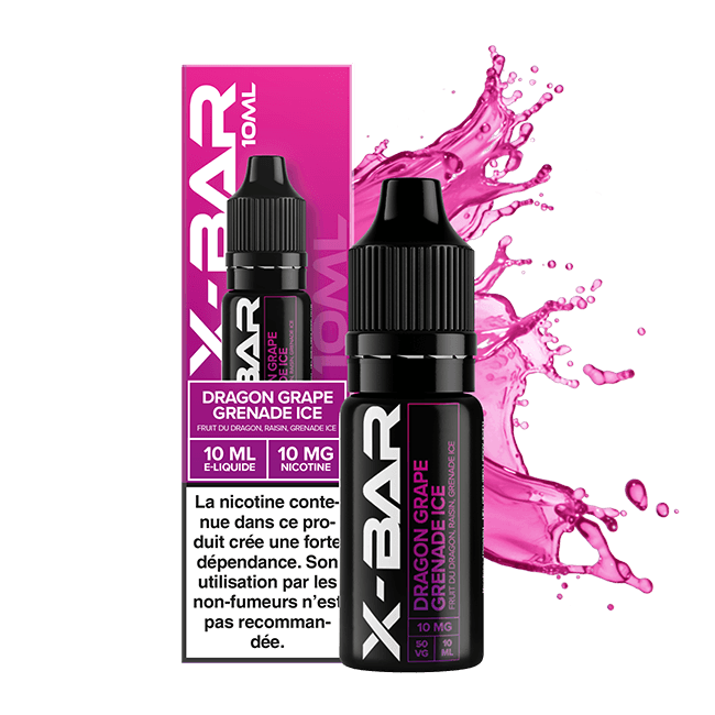 E-liquide 10ml Fruit du Dragon Raisin Grenade